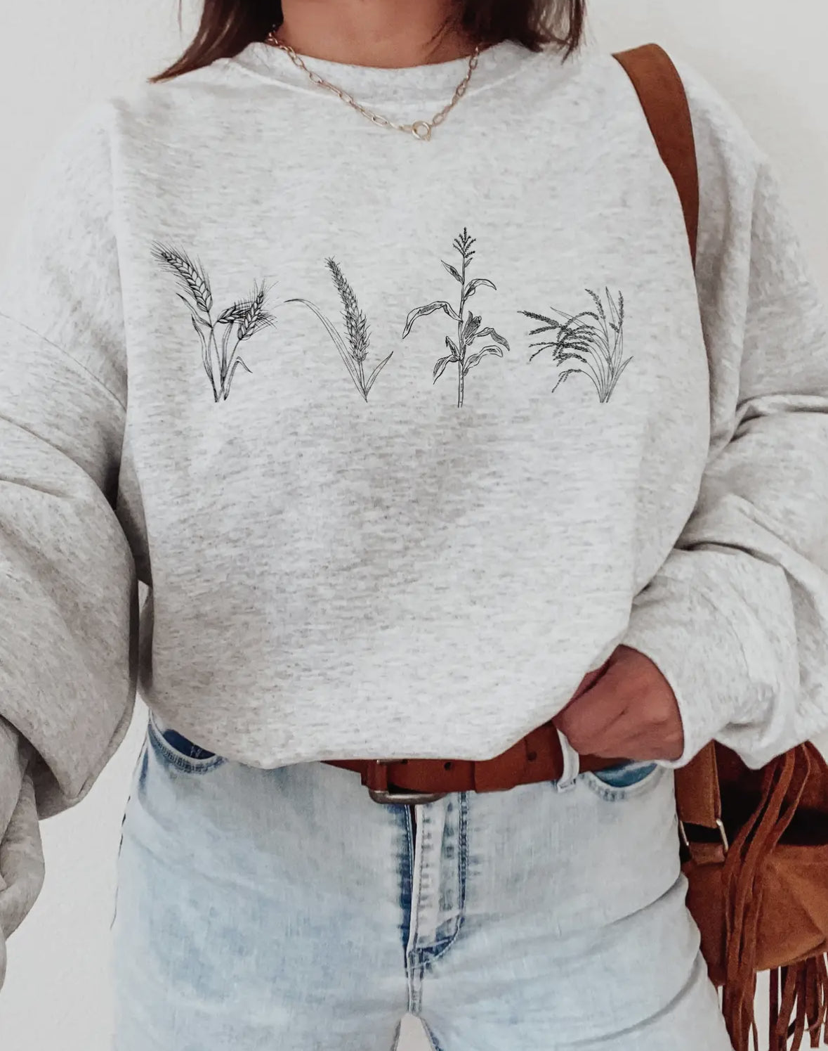 “Crop” Crewneck