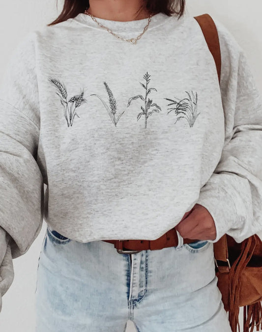 “Crop” Crewneck