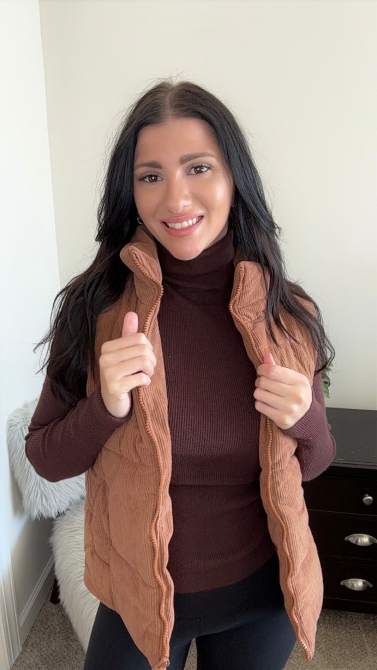 Turtleneck Ribbed Sweater