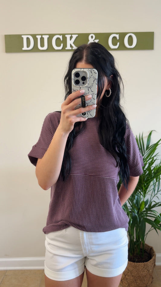Toadstool Textured Tee