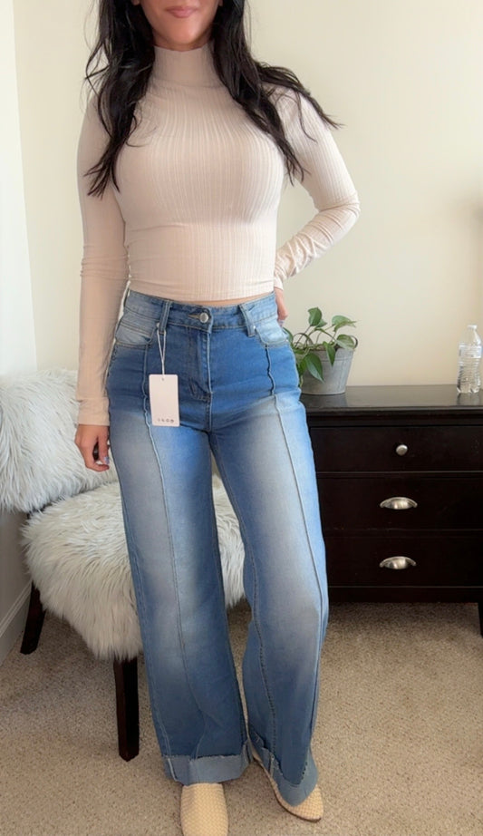 Wild Western Cowboy 90‘S Inspired Straight Leg Jeans