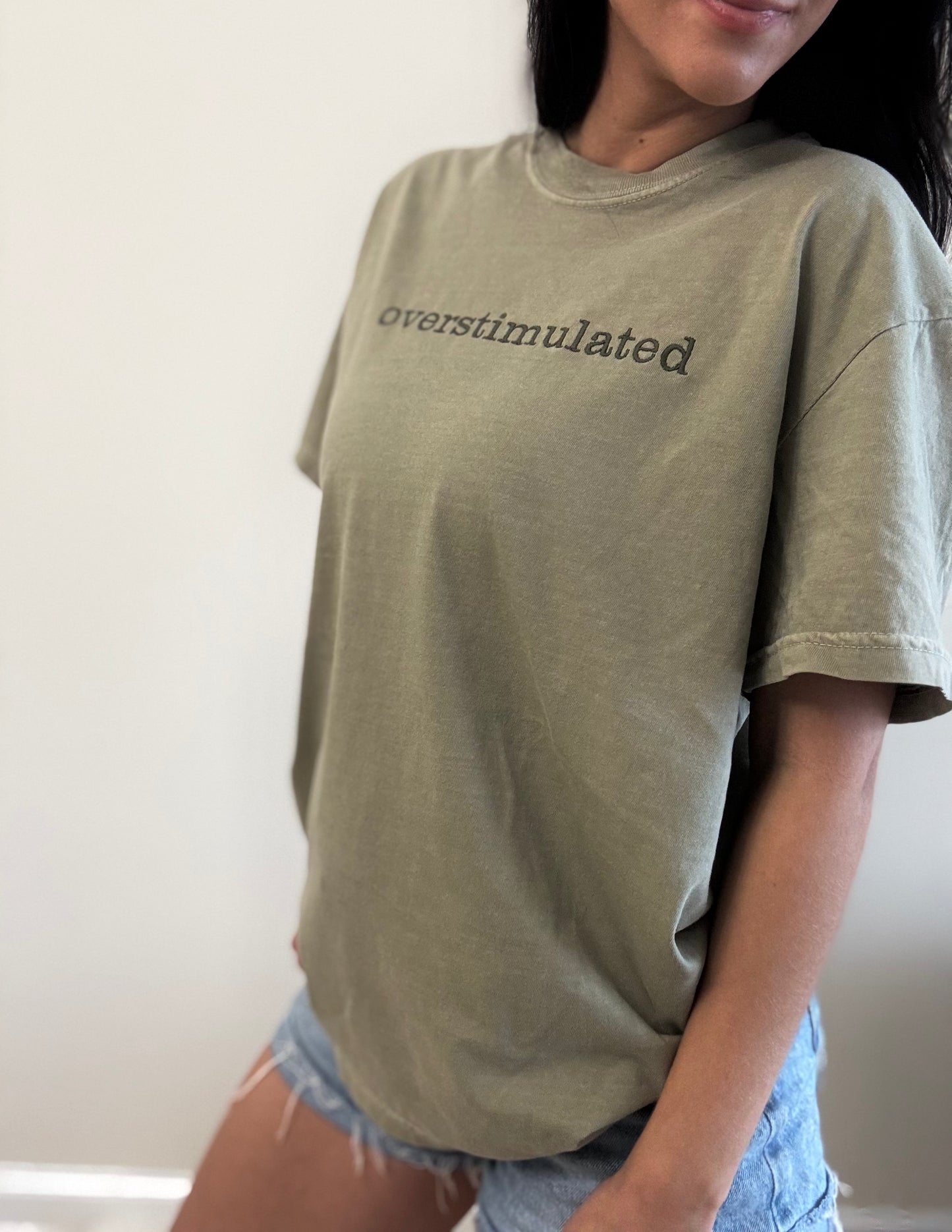 Overstimulated Comfort Color Tee