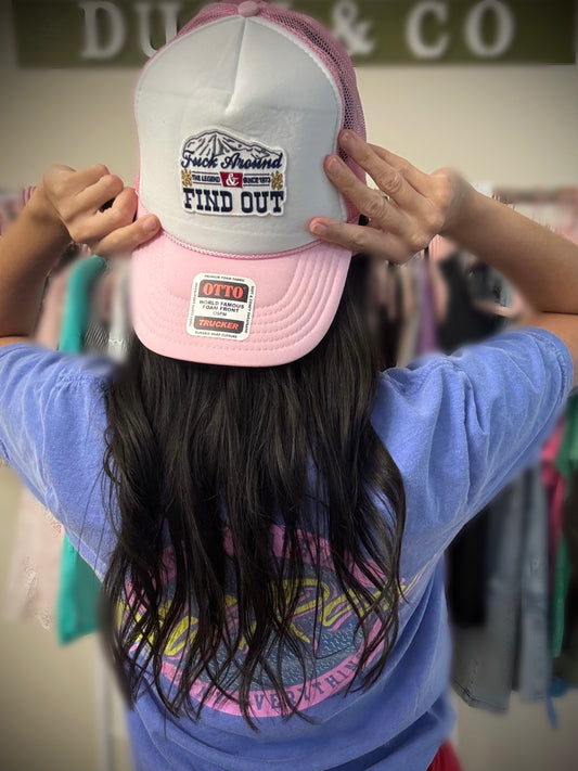 Fafo Embroidered Patch Coors Trucker Hat