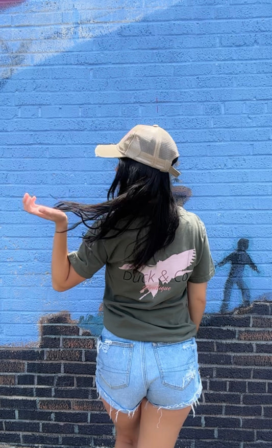 Duck & Co Logo Comfort Color Brand T-shirt
