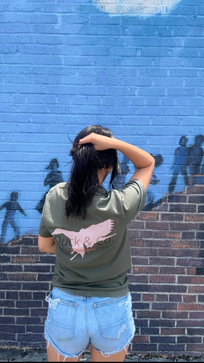 Duck & Co Logo Comfort Color Brand T-shirt