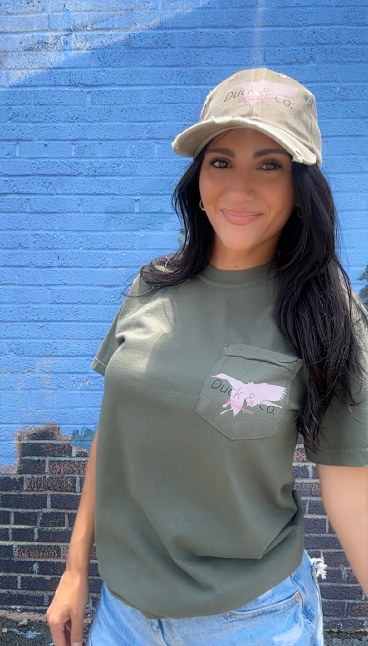 Duck & Co Logo Comfort Color Brand T-shirt