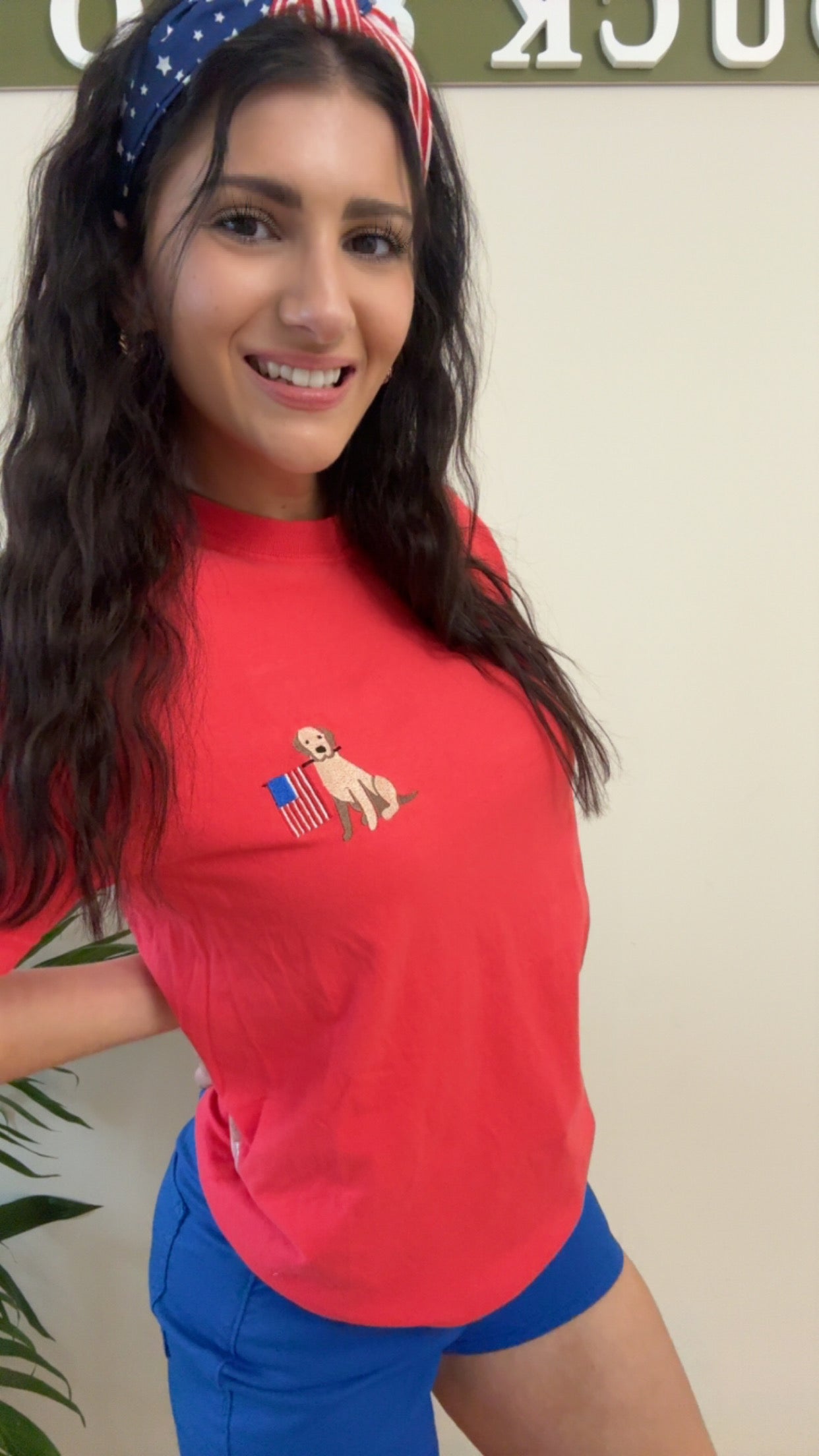 American Pup Embroidered Tee