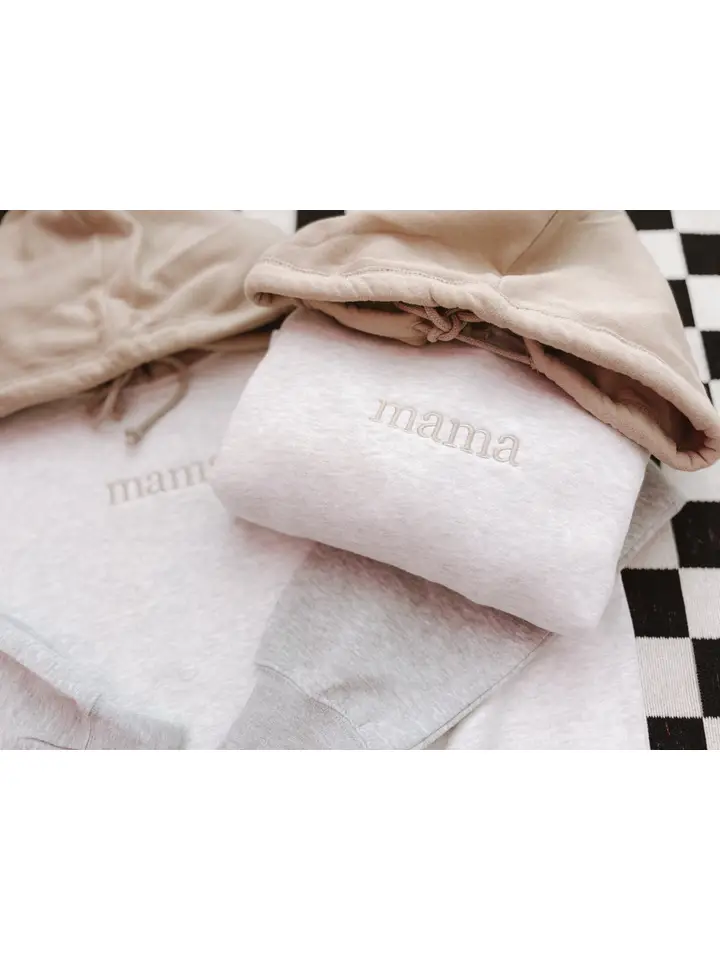 Neutral Mama Colorblock Hoodie