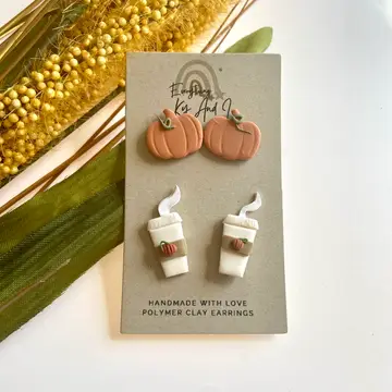 Handmade Fall Stud Set
