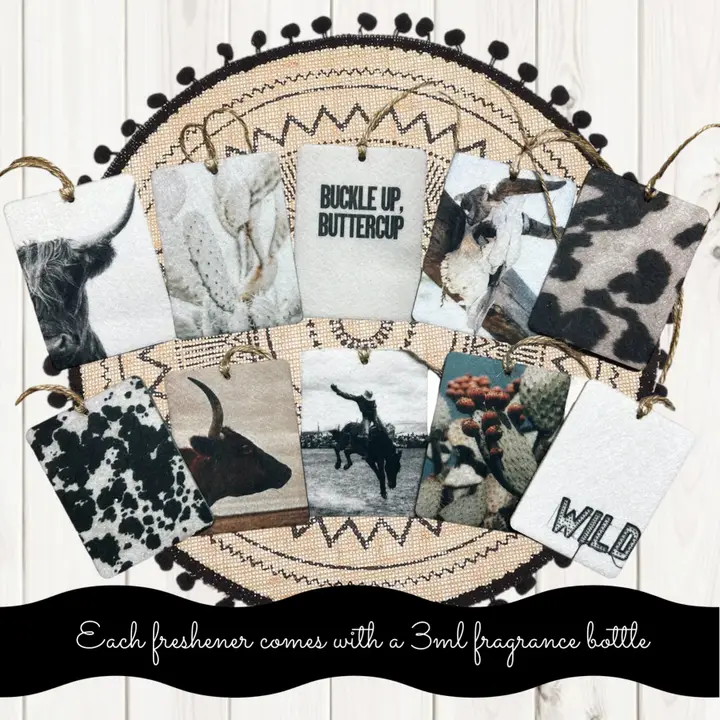 Western Velvet Car Freshies