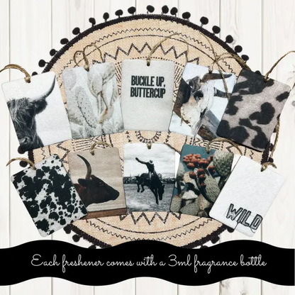 Western Velvet Car Freshies